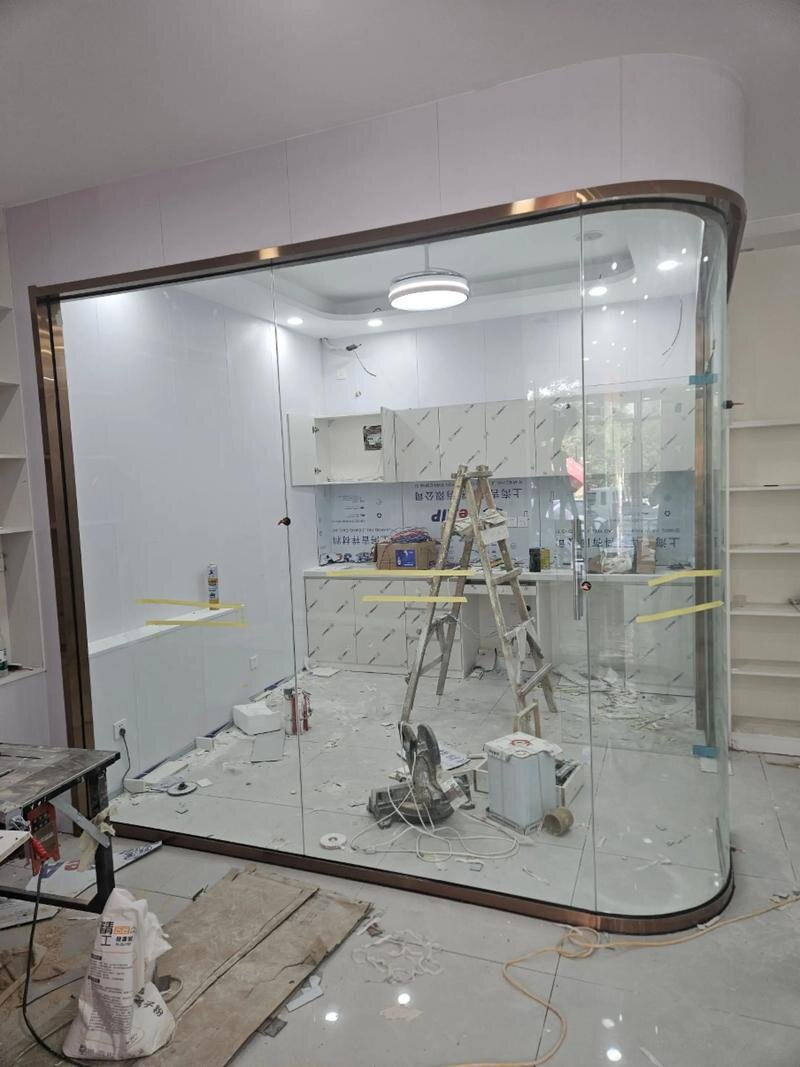 衡水市异形展柜玻璃异形展柜玻璃 - 价格